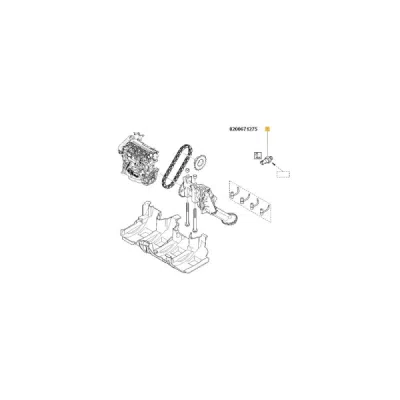 Senzor presiune ulei ORIGINAL RENAULT 8200671275