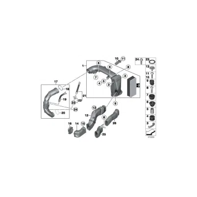 Filtru aer ORIGINAL BMW BM13718518111