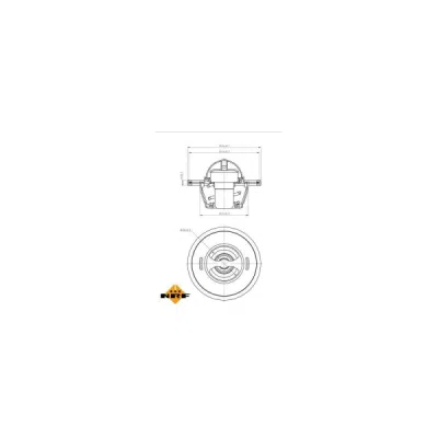Termostat, lichid racire NRF 725155