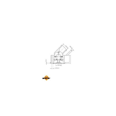 Termostat, lichid racire NRF 725102