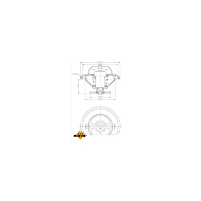 Termostat, lichid racire NRF 725096