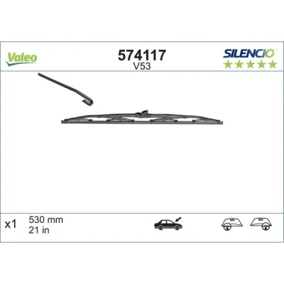 Lamela stergator VALEO 574117