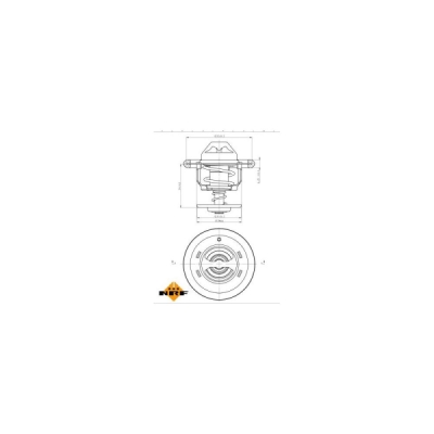 Termostat, lichid racire NRF 725206