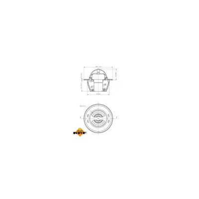 Termostat, lichid racire NRF 725151