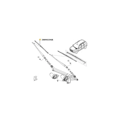 Lamela stergator ORIGINAL RENAULT 288903296R