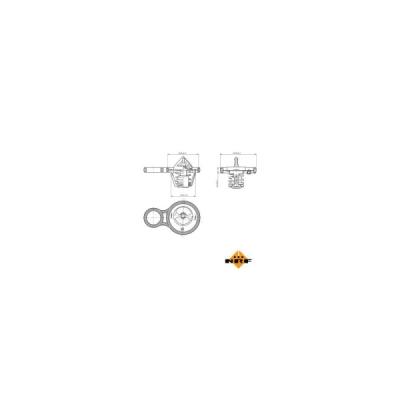 Termostat, lichid racire NRF 725094