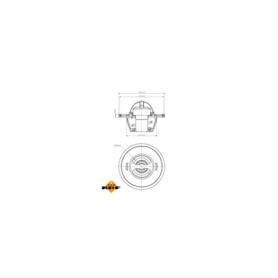 Termostat, lichid racire NRF 725135