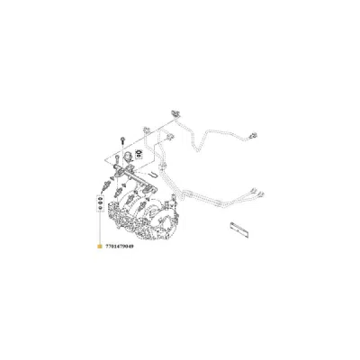 Set garnituri etansare, injectoare ORIGINAL RENAULT 7701479049
