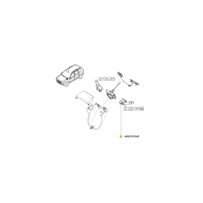 Comutator coloana directie ORIGINAL RENAULT 6001551365