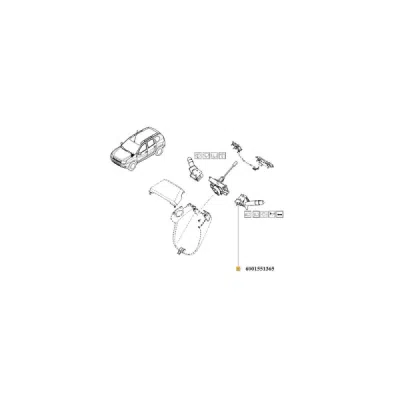 Comutator coloana directie ORIGINAL RENAULT 6001551365