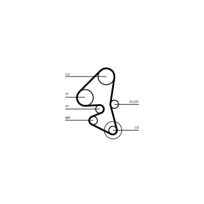 Set curea de distributie CONTINENTAL CTAM CT1203K1