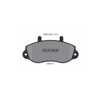 Set placute frana TEXTAR 2330201