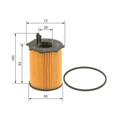 Filtru ulei BOSCH 1 457 429 238