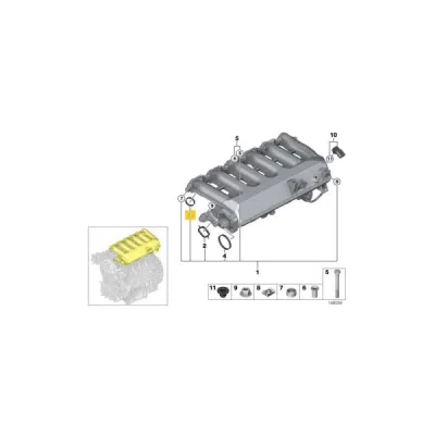 Garnitura, galerie admisie ORIGINAL BMW 11612246945