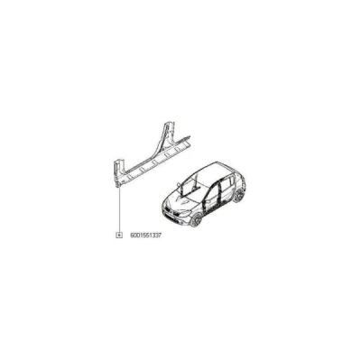 Prag dreapta sand ORIGINAL RENAULT 6001551337