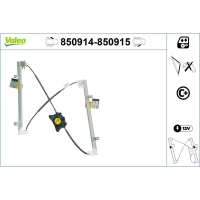 Mecanism actionare geam VALEO 850914