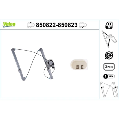Mecanism actionare geam VALEO 850822