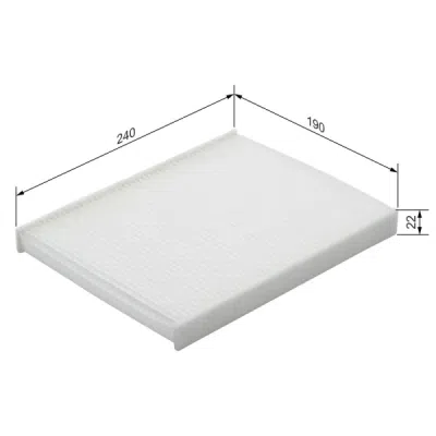Filtru habitaclu BOSCH 1 987 432 215