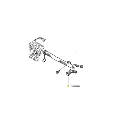 Cuplaj conducta lichid racire ORIGINAL RENAULT RE7700869985