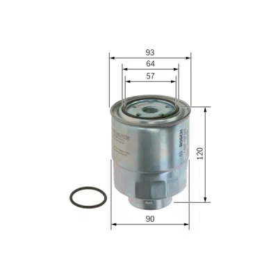Filtru combustibil BOSCH F 026 402 063