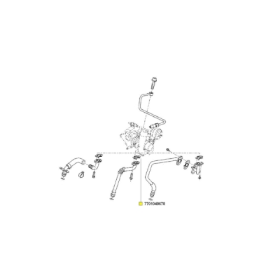 Garnitura etansare, evacuare ulei (compresor) ORIGINAL RENAULT 7701048678
