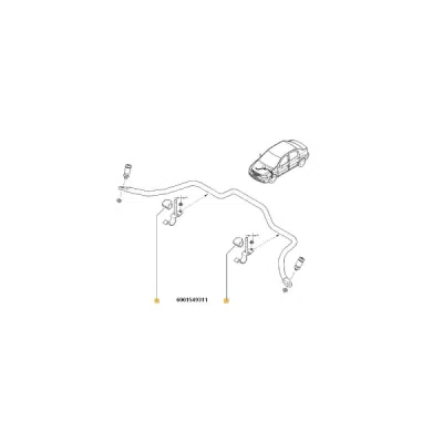 Bucsa, stabilizator ORIGINAL RENAULT 60 01 549 311