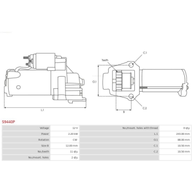Demaror AS-PL S9440P