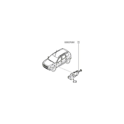 Comutator lumini frana ORIGINAL RENAULT 25 32 061 70R