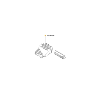 Filtru aer ORIGINAL RENAULT 8201076708