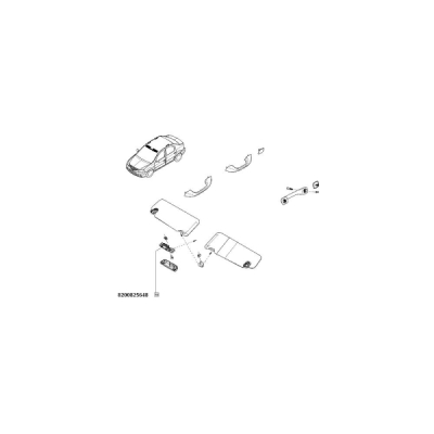Suport port ochelari log./sand/Duster ORIGINAL RENAULT 8200825648