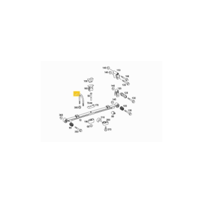 Brida arc ORIGINAL MERCEDES A906 325 1147