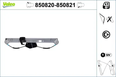 Mecanism actionare geam VALEO 850820