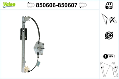 Mecanism actionare geam VALEO 850606