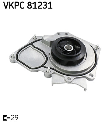 Pompa apa, racire motor SKF VKPC 81231