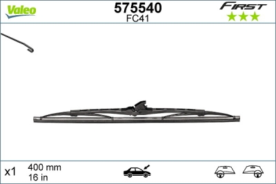 Lamela stergator VALEO 575540