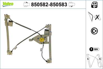 Mecanism actionare geam VALEO 850582