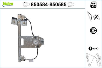 Mecanism actionare geam VALEO 850584