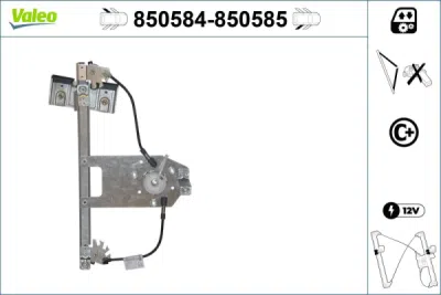 Mecanism actionare geam VALEO 850584