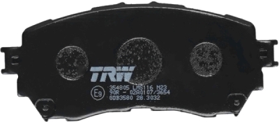 Set placute frana TRW GDB3580