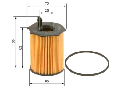 Filtru ulei BOSCH 1 457 429 238