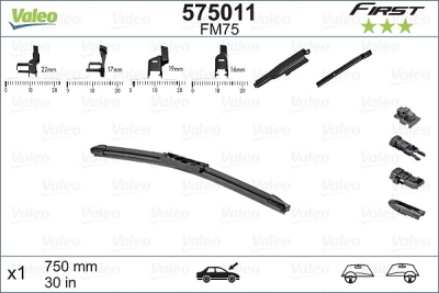 Lamela stergator VALEO 575011