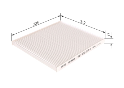 Filtru habitaclu BOSCH 1 987 432 254