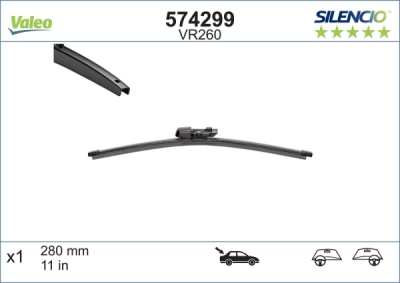 Lamela stergator VALEO 574299