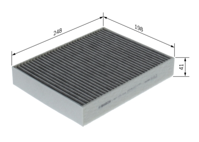 Filtru habitaclu cu carbon activ BOSCH 1 987 435 503