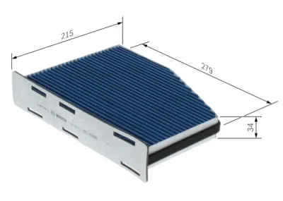 Filtru habitaclu antialergic FILTER+pro BOSCH 0 986 628 615