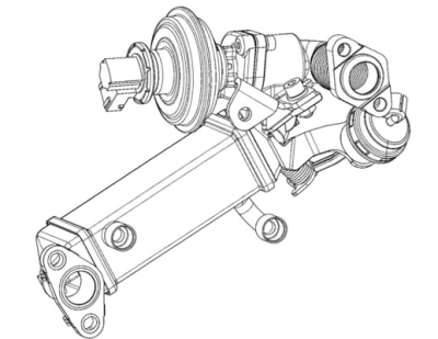 Radiator, recirculare gaze de esapament MAHLE CE 7 000P