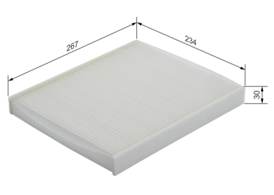 Filtru habitaclu BOSCH 1 987 432 038