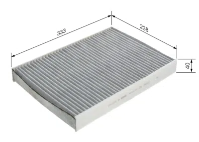 Filtru habitaclu cu carbon activ BOSCH 1 987 435 559