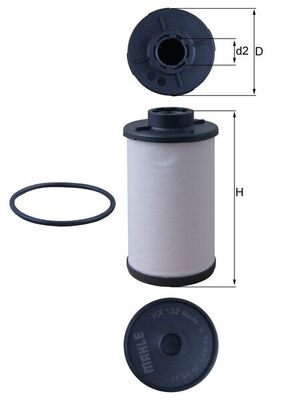 Filtru cutie de viteze automata MAHLE HX 132D