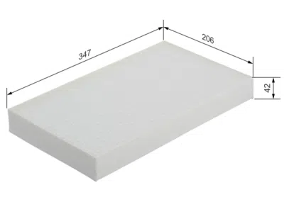 Filtru habitaclu BOSCH 1 987 432 195
